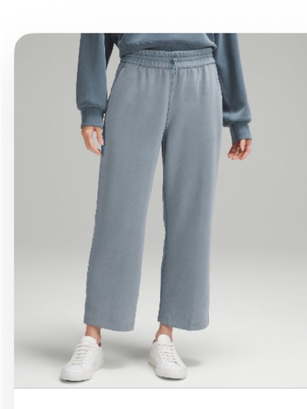 lululemon softstreme high rise straight leg cropped pant